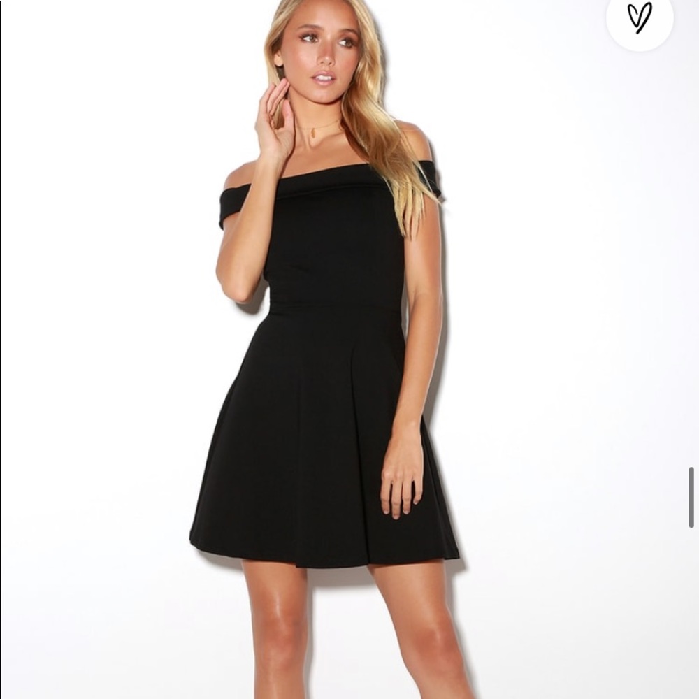 Lulus "Season of Fun" Off-The-Shoulder Dress